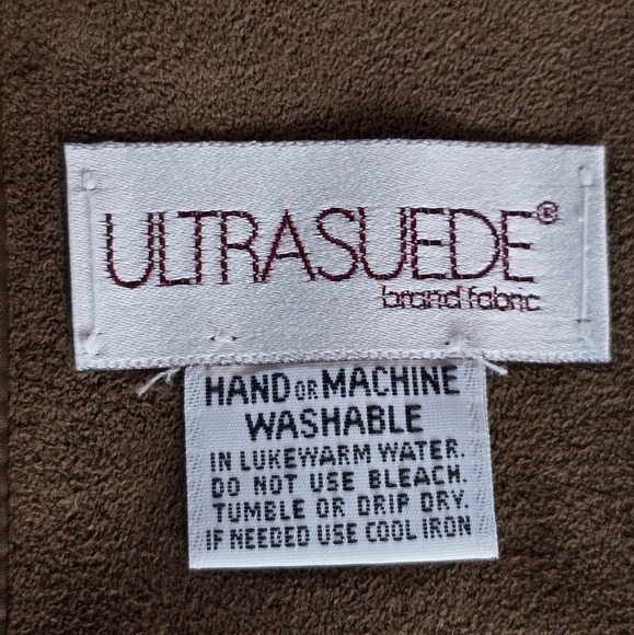 Vintage Lilli Ann Ultrasuede Brown Blazer Jacket 70s 80s Retro Adolph Schuman - Picture 7 of 7